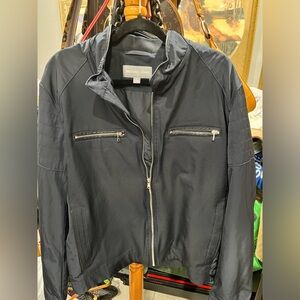 Men’s L “Michael Kors” Navy Motto Jacket